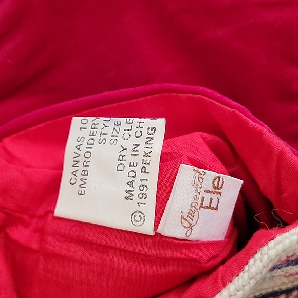 Imperial Elegance Christmas Stocking Nativity scene Needlepoint Wool vintage - Picture 5 of 6